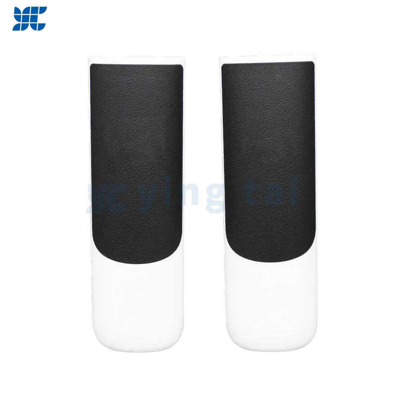 Hot pressing and laminating of small electrical appliance shells Plastic shell heat bonding Leather cover attached to plastic shell