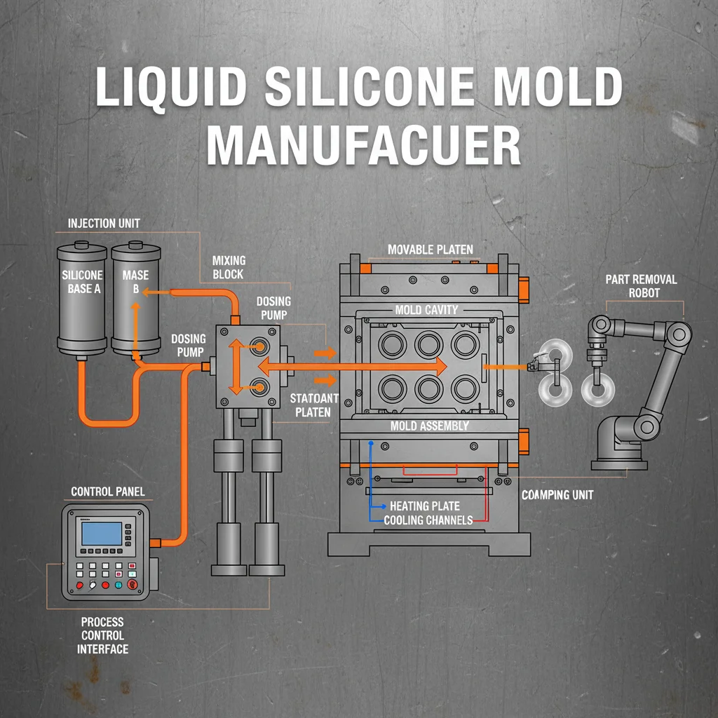 Professional Liquid silicone mold manufacturer for LSR Products