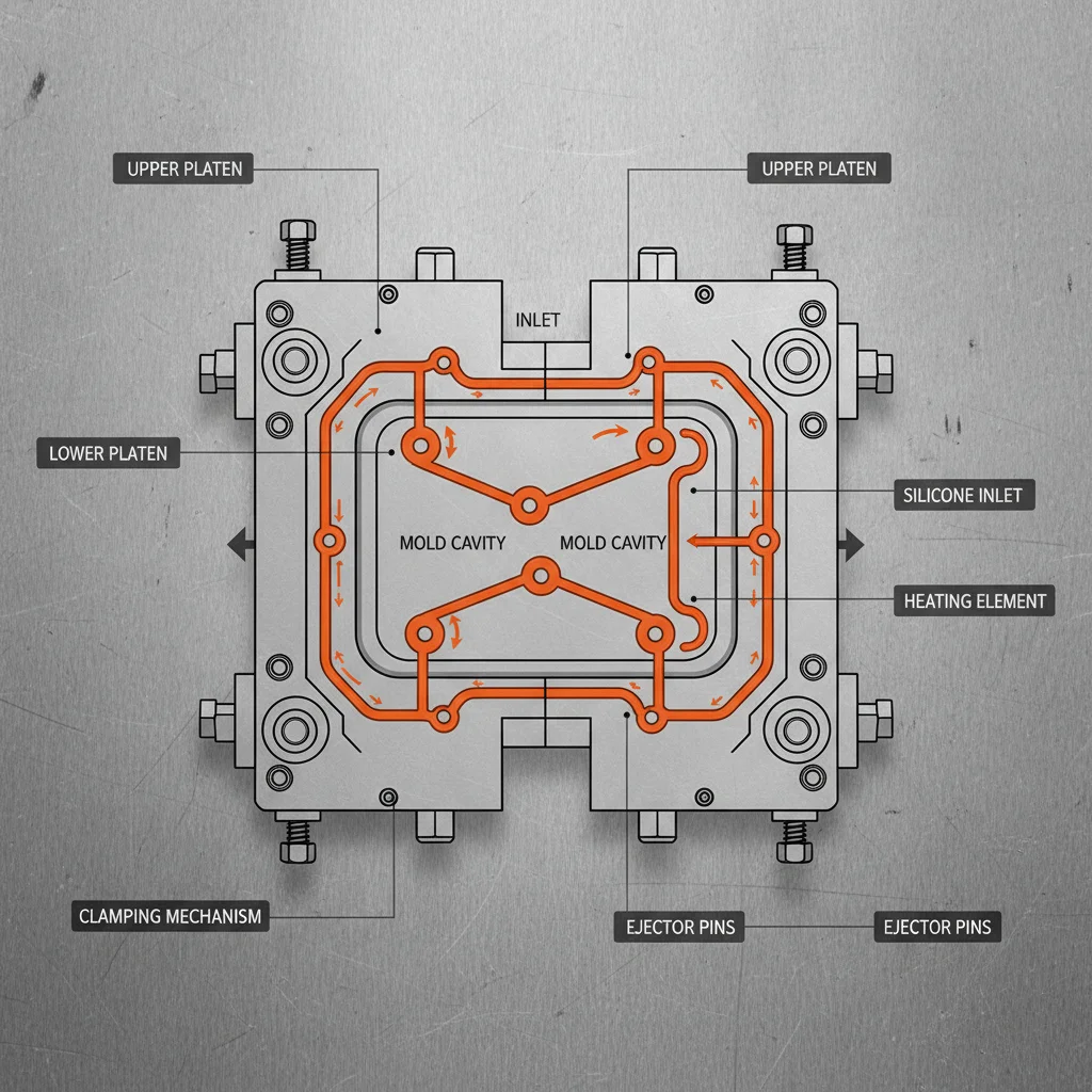 Precision Liquid silicone waterproof pad mold for Industrial Seals