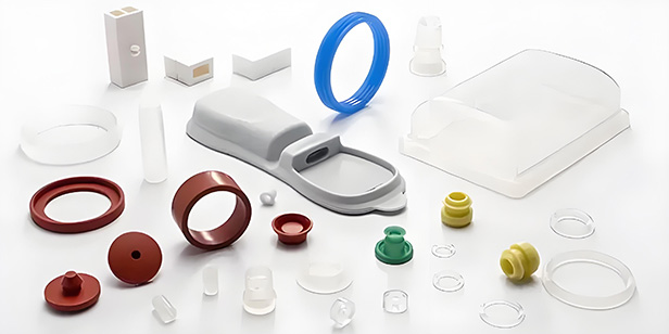 Liquid Silicone Rubber (LSR) Overmolded Components