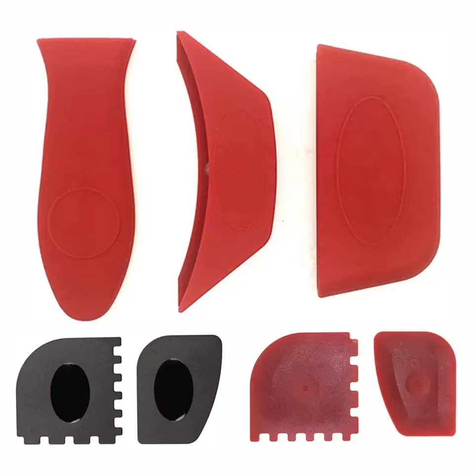 Silicone Heat Resistant Cover for Cookware Pan Handle Holder Potholder Cast Kitchen Accessories Iron Skillet Grip Sleeve Cover