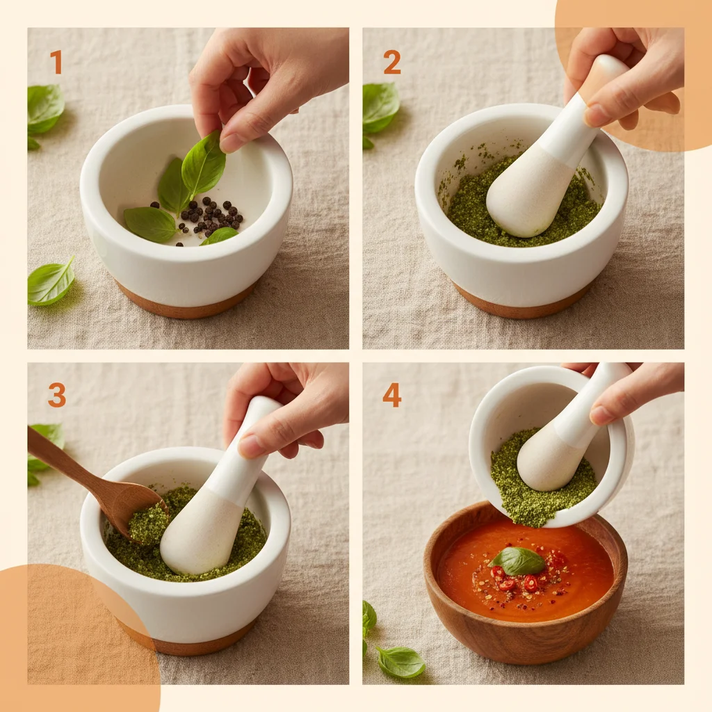 Discover the Charm of a Bright and Homely Pestle and Mortar for Your Kitchen