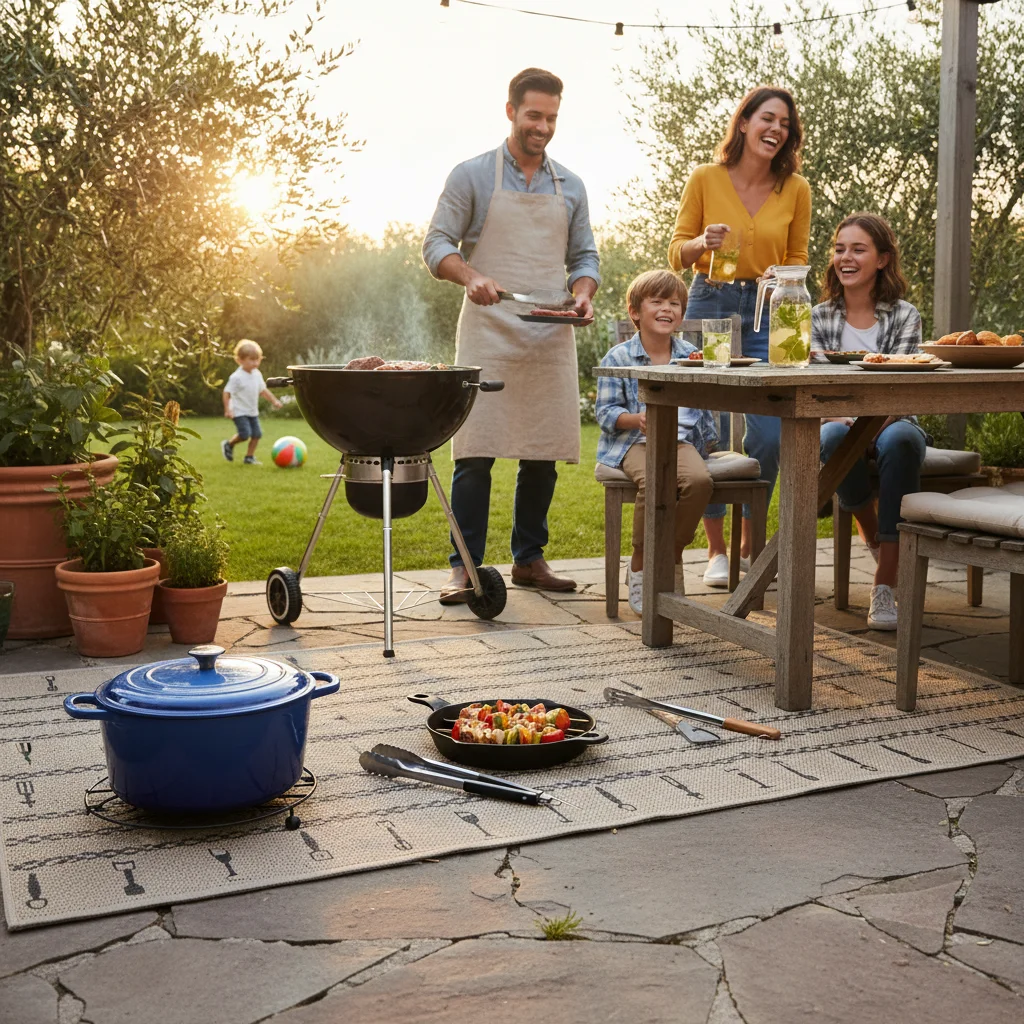 Enhance Your Outdoor Living Space with a Durable bbq mat for patio