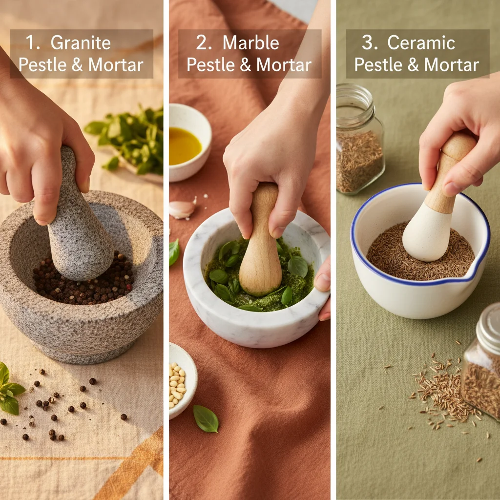 Exploring Different Types of Pestle and Mortar for Optimal Flavor