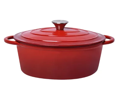 Oval Enamel Dutch Oven Party Use