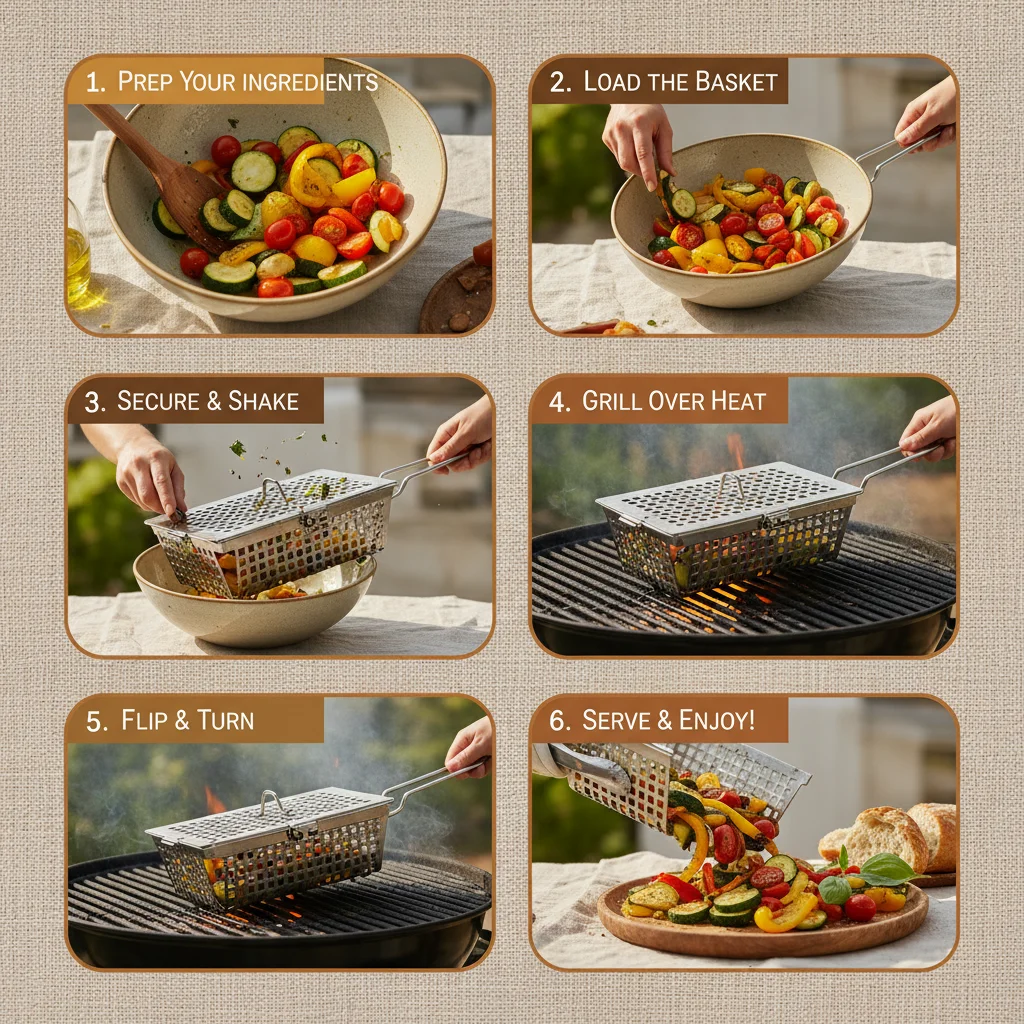 Enhance Your BBQ Experience with a Versatile Grill Basket BBQ Solution