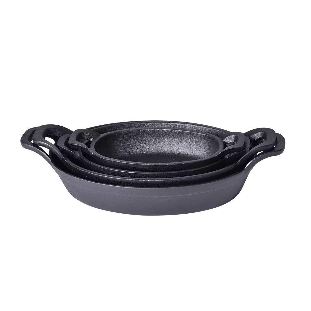 Premium 3Piece Cast Iron Frying Pan Set from China Factory Suppliers
