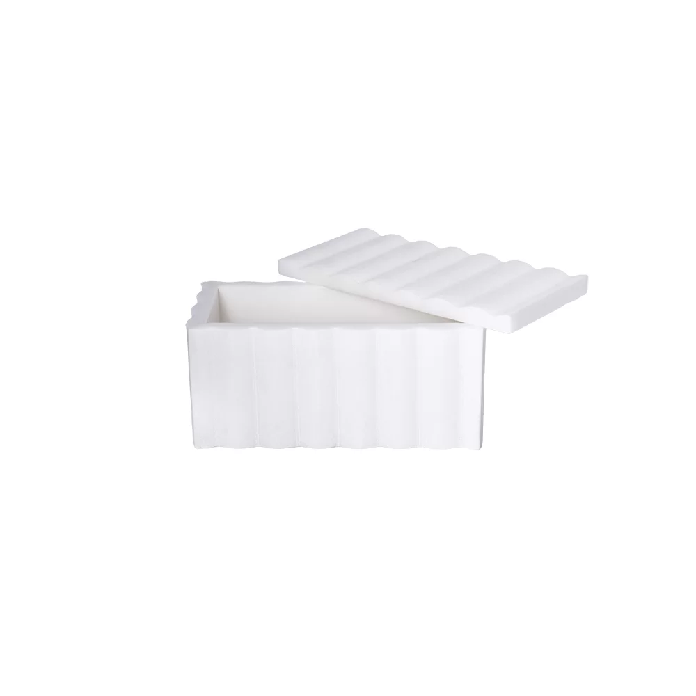 White Marble Butter Pot