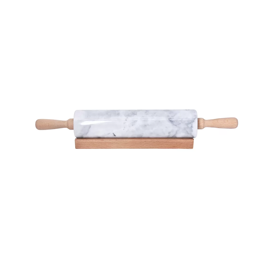 White Marble Rolling Pin