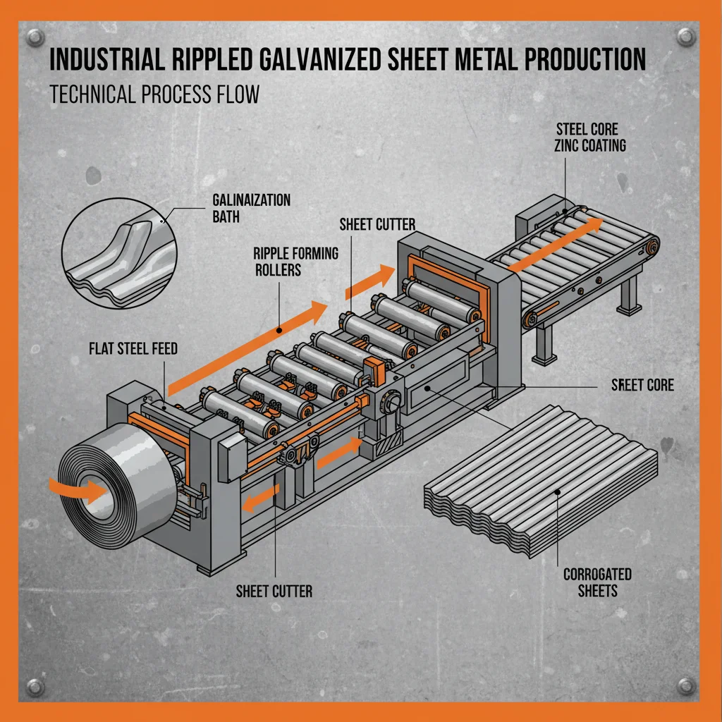 Comprehensive Guide to Rippled Galvanized Sheet Metal Properties and Applications