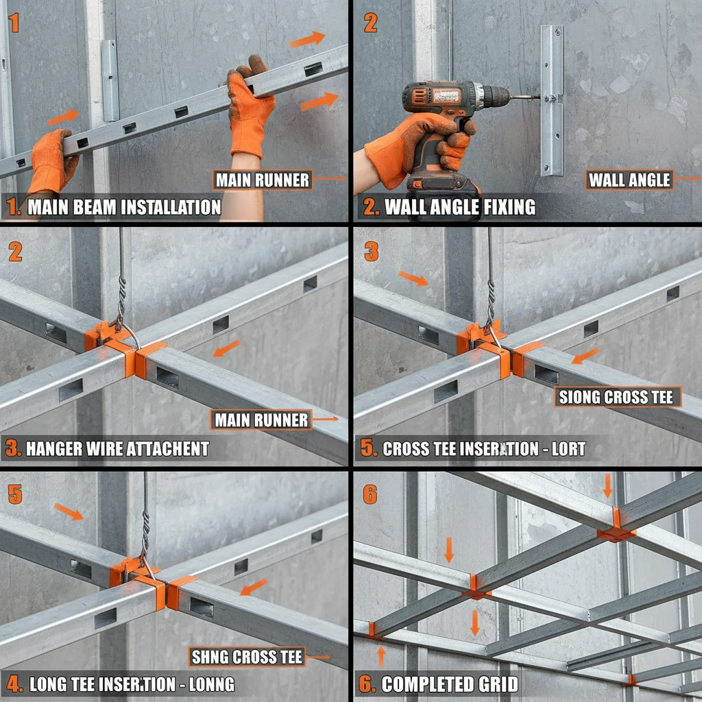 Understanding the Benefits of a Cross T Ceiling Grid System
