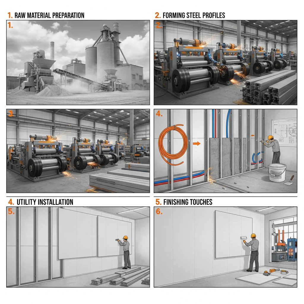 Industrial Grade Metal Stud Systems