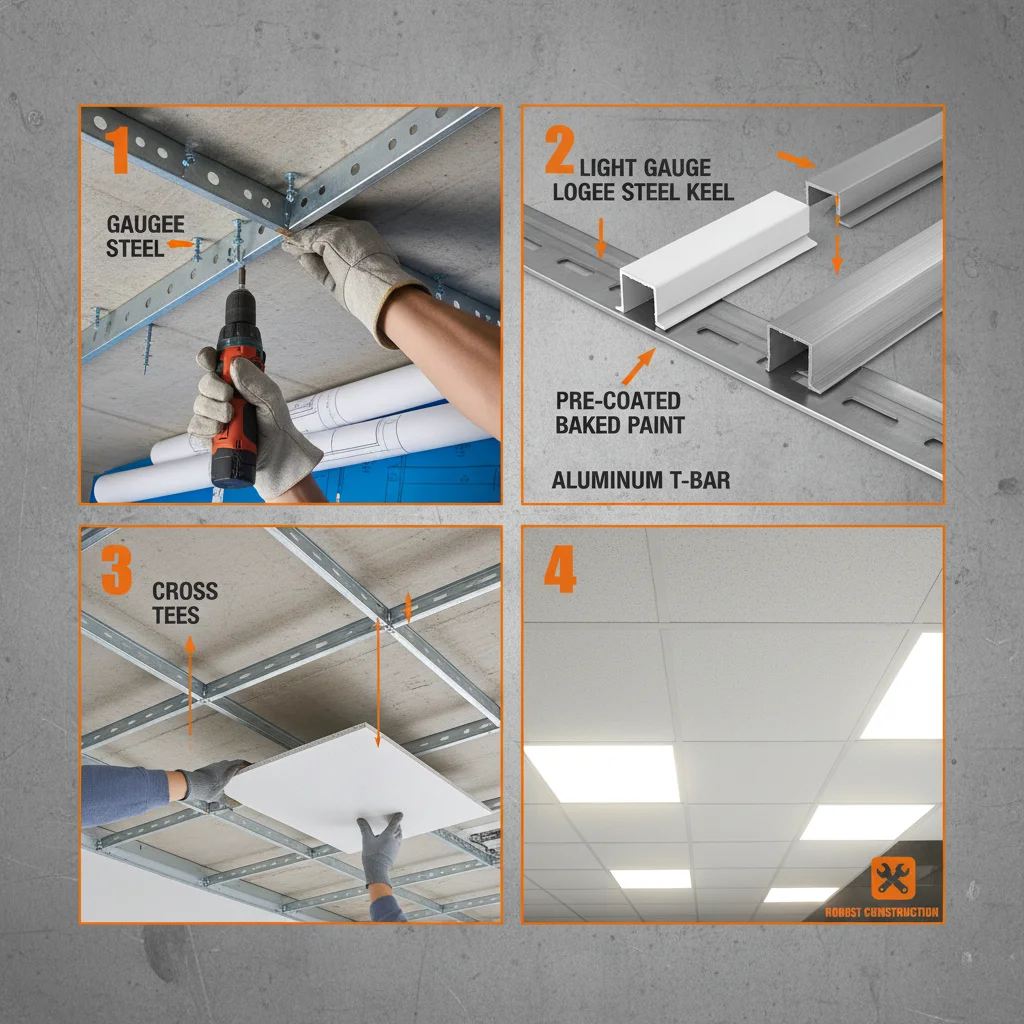 Comprehensive Guide to Aluminium Grid False Ceiling Systems and Installation