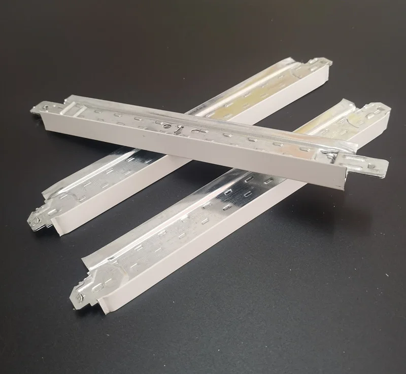 Narrow flat T15 ceiling t grids