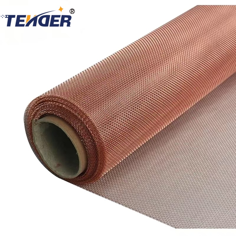 Red Copper Wire Mesh from Hebei Tengde Metal Wire Mesh Products Co., Ltd