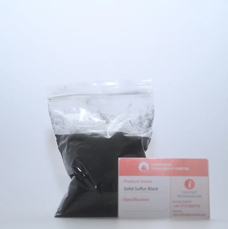 Solid Sulfur Black