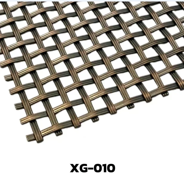 Metal lattice panels for decorative wall cladding