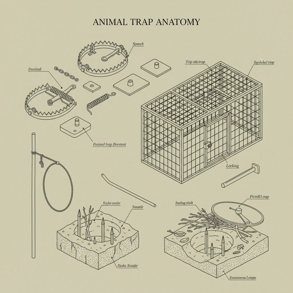 Exploring the Landscape of Types of Animal Traps Design and Material Choices