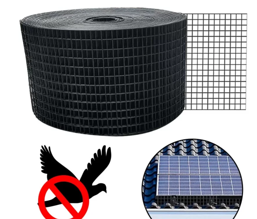 Solar panel bird mesh is easy to install