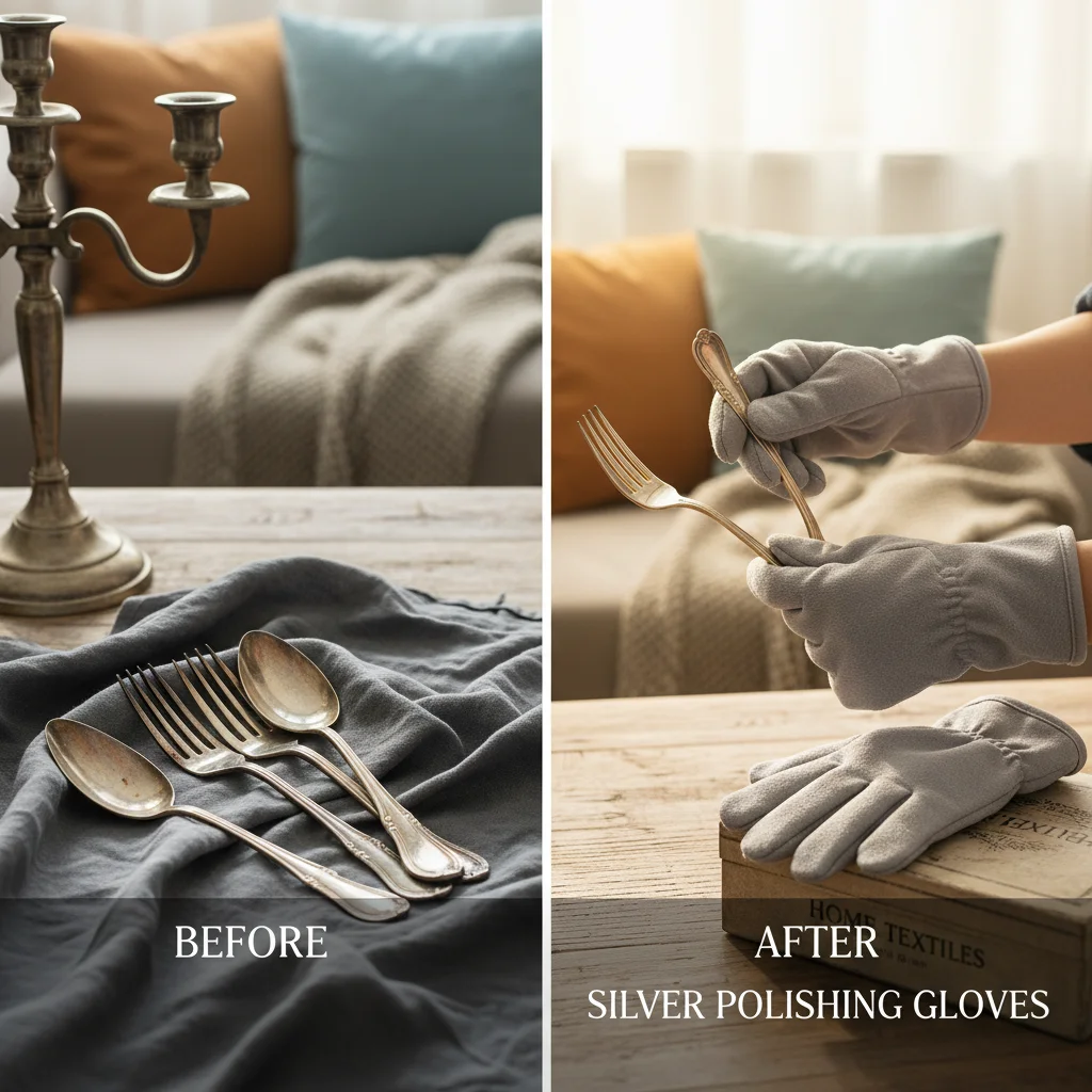 Professional Silver Polishing Gloves for Jewelry Care