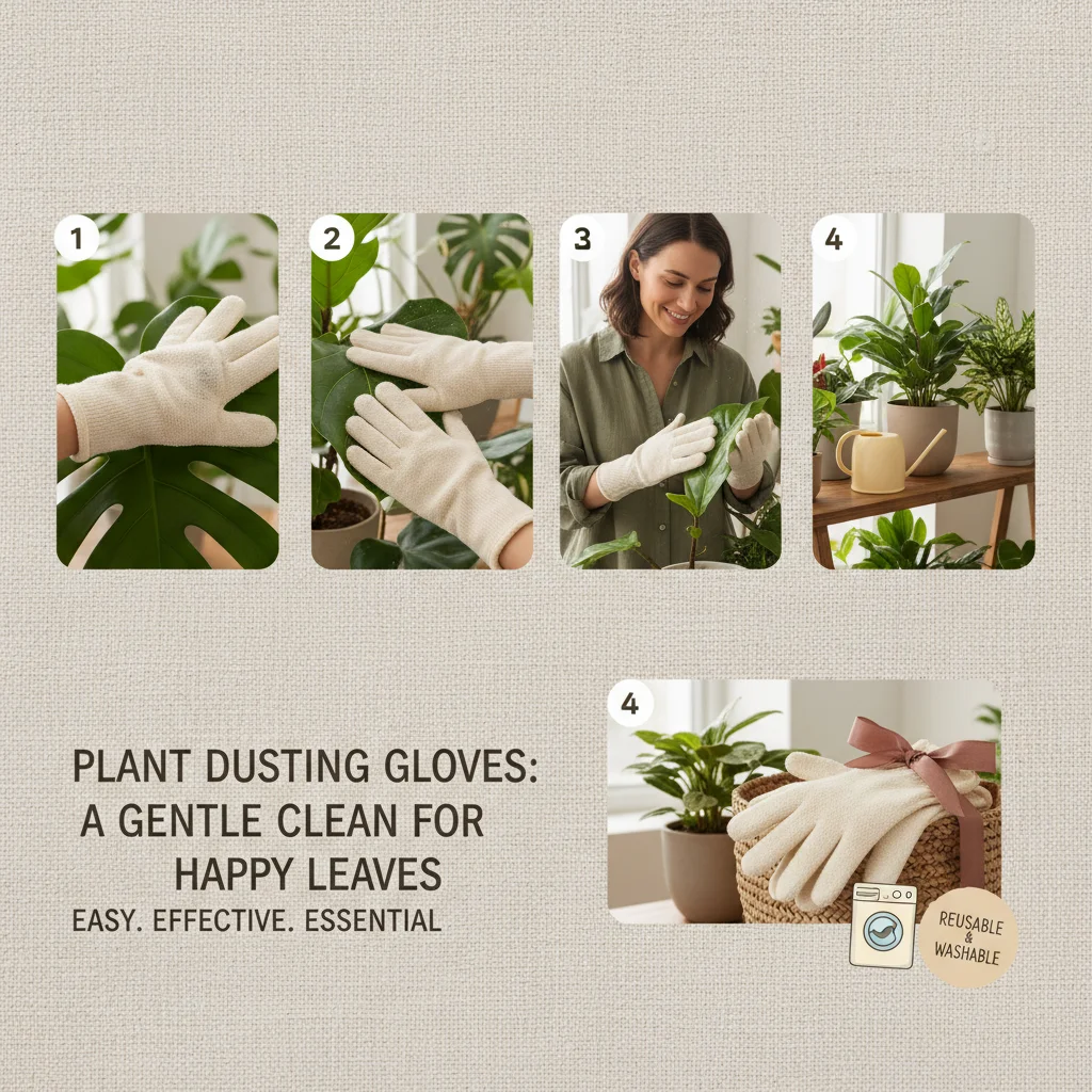 Professional Plant Dusting Gloves for Better Foliage Health