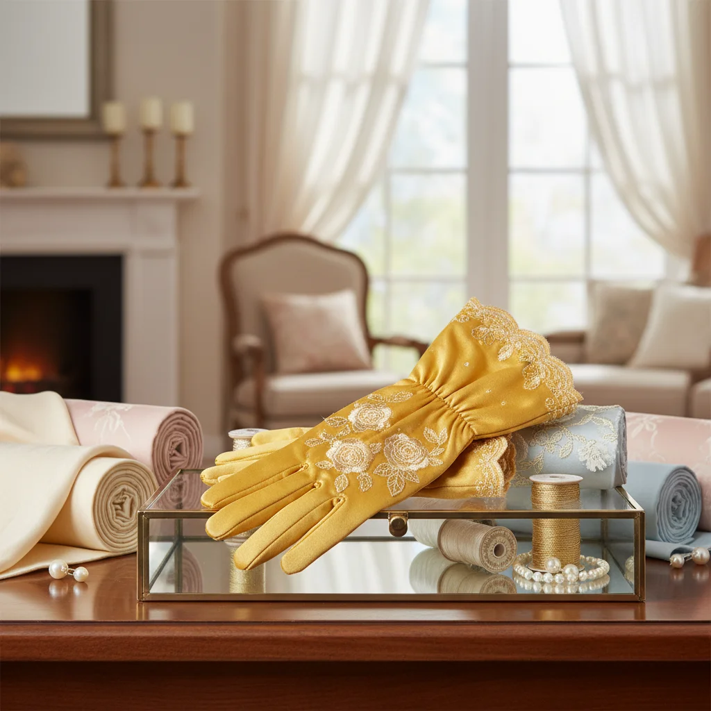 Premium Belle Costume Gloves for Royal Elegance and Grace