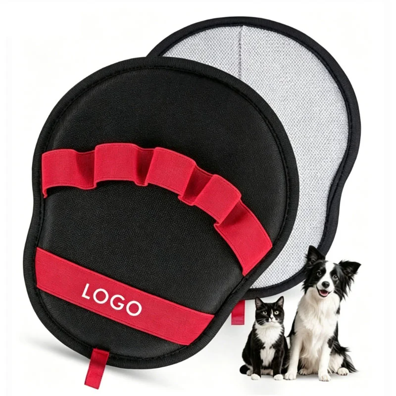 Gant statique pour enlever les poils d’animaux, doux et confortable, conception à cinq doigts, gants de toilettage pour chiens et chats