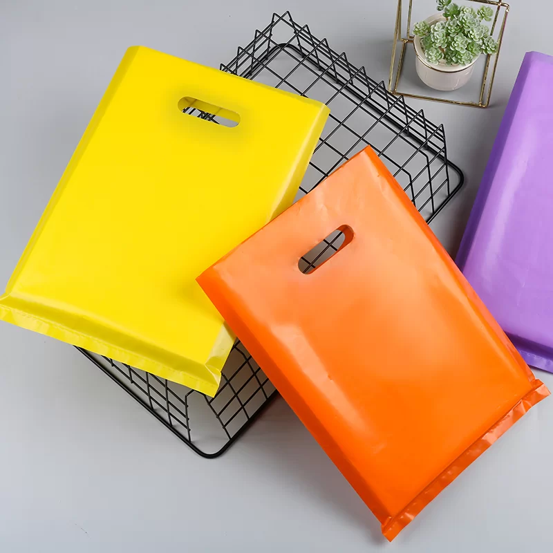 Plastic Four Finger Bags In Large Supermarkets