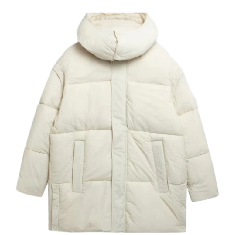 Casaco quente acolchoado casual das mulheres