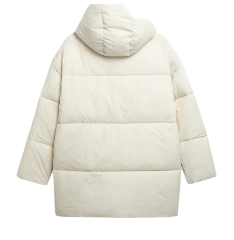 Casaco quente acolchoado casual das mulheres