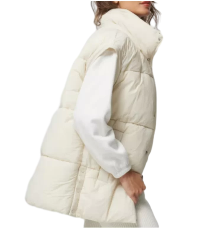 Casaco quente acolchoado casual das mulheres