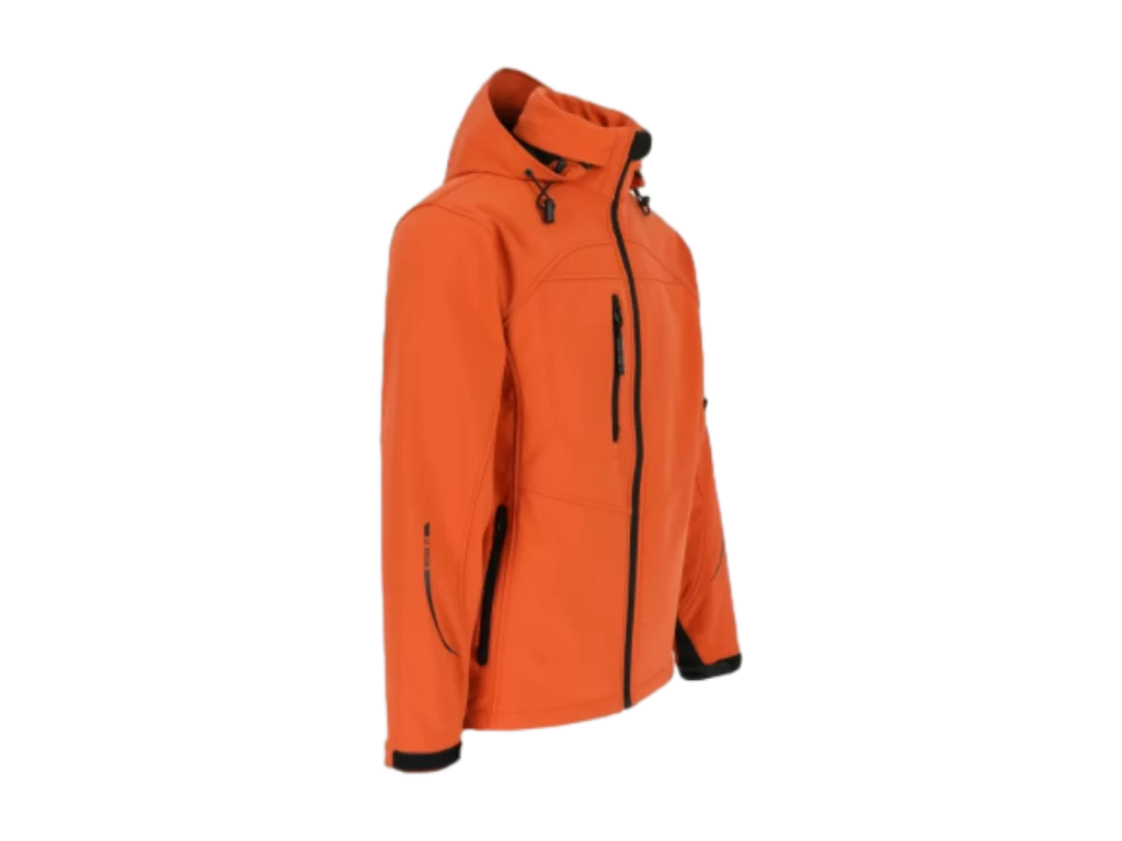 Multi-bolso respirável, repelente à água e à prova de vento 3 camadas Softshell Jacket