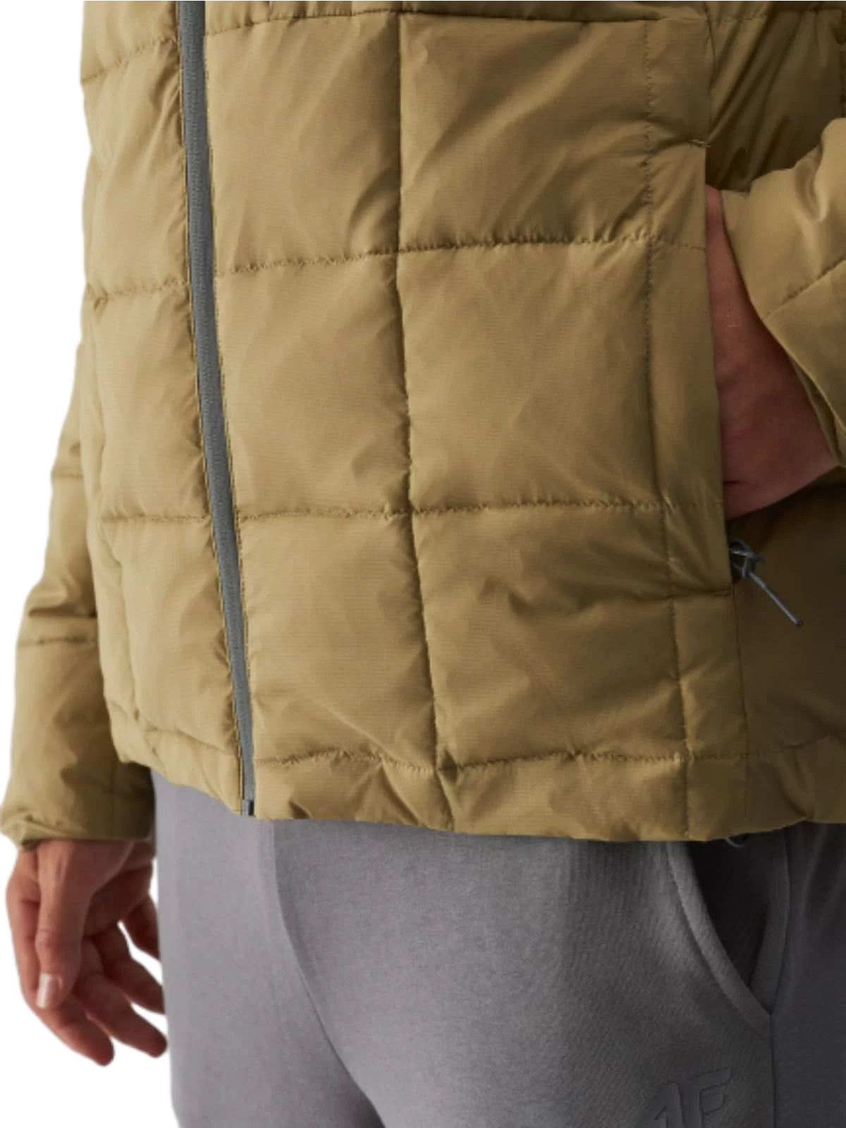 Mens sintético preenchido para baixo jaqueta