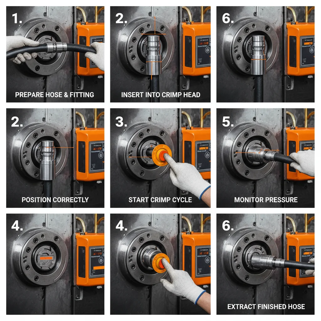 Precision Engineered Hose Fitting Crimping Mastery