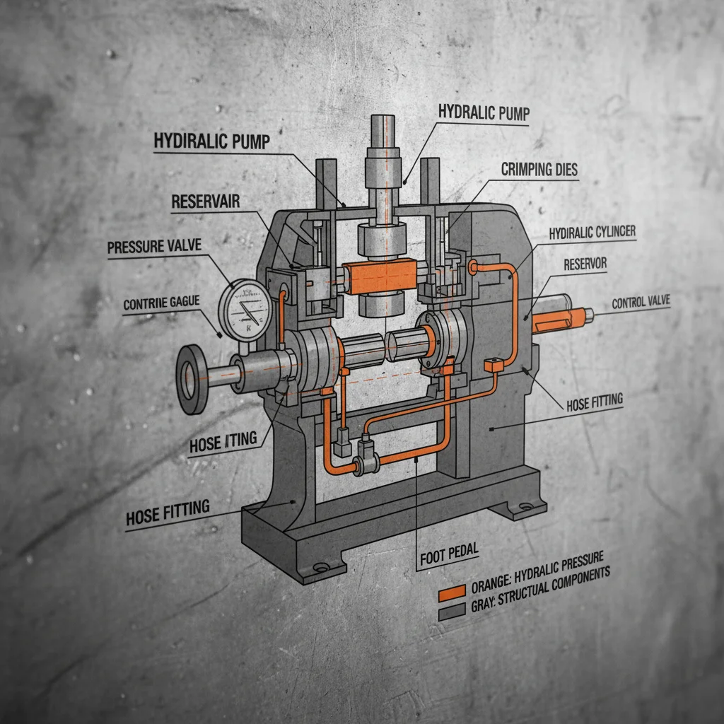 High Performance Hose Crimper Hydraulic for Industrial Fluid Power