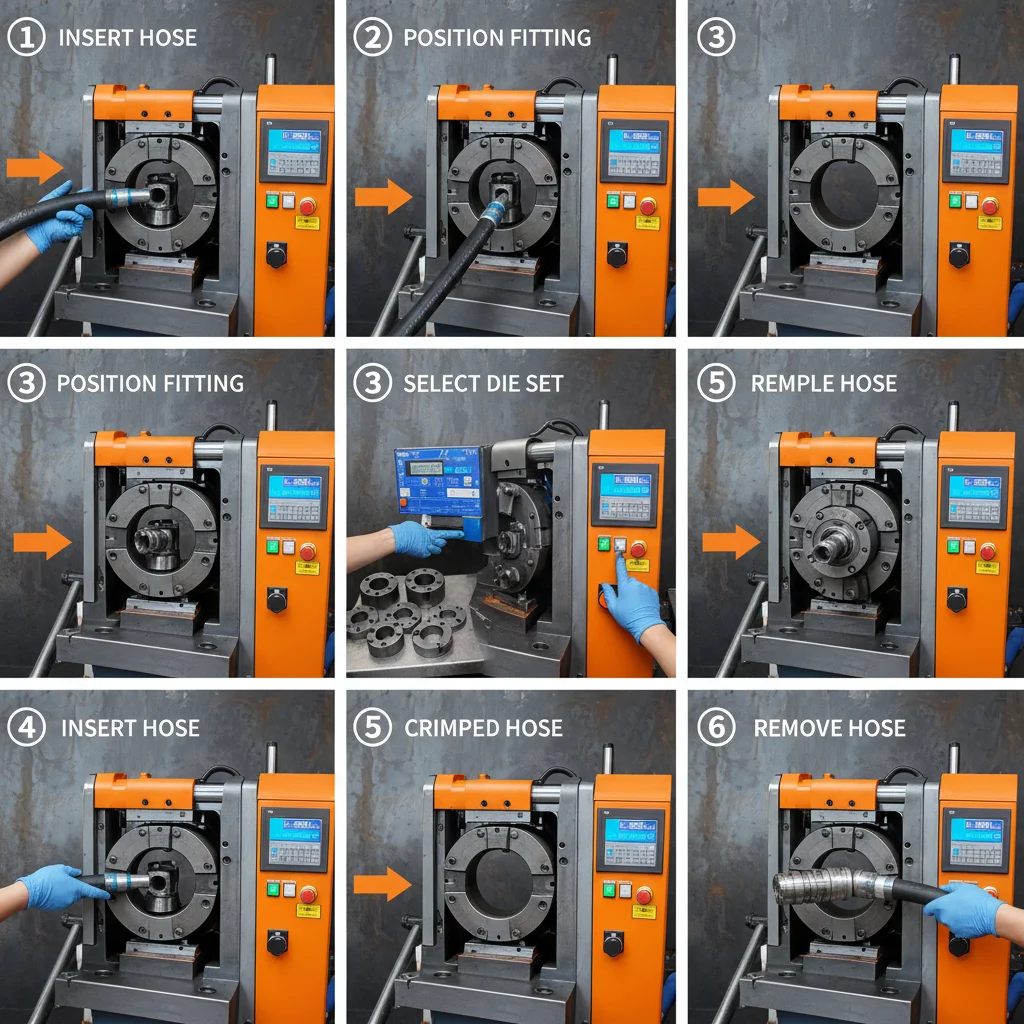 High Performance Industrial Hose Crimper for Hydraulic Systems