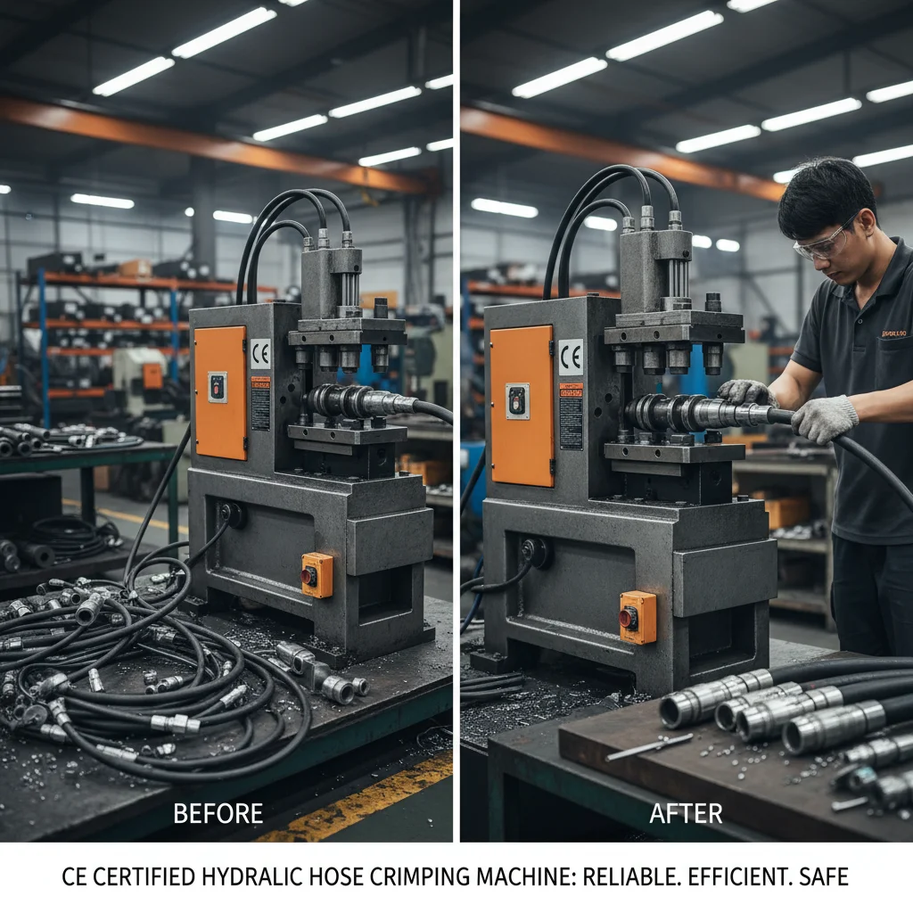 CE Certification Hydraulic Hose Crimping Machine for Safe and Reliable Operations