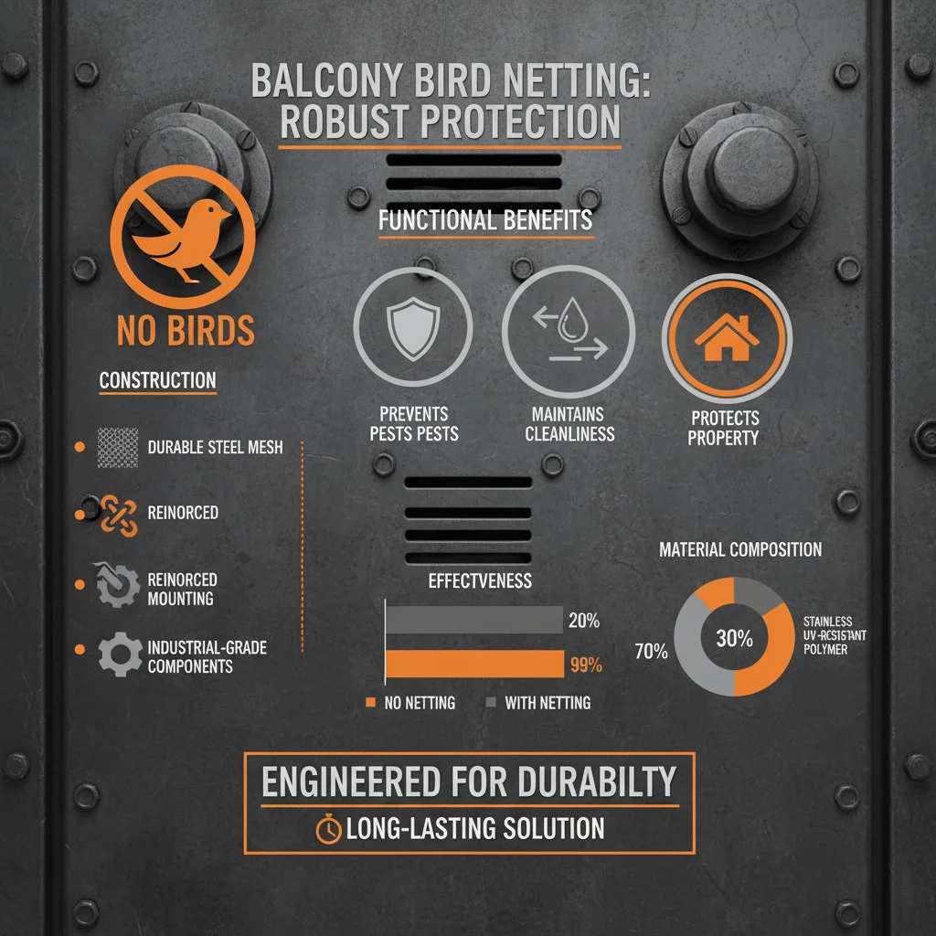 Effective Bird Netting for Balcony Solutions for Urban Living