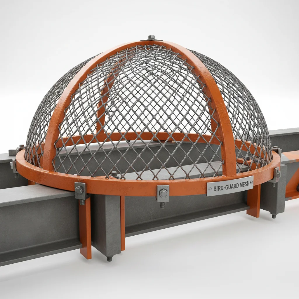 Industrial Asset Protection Using Bird Proofing Mesh
