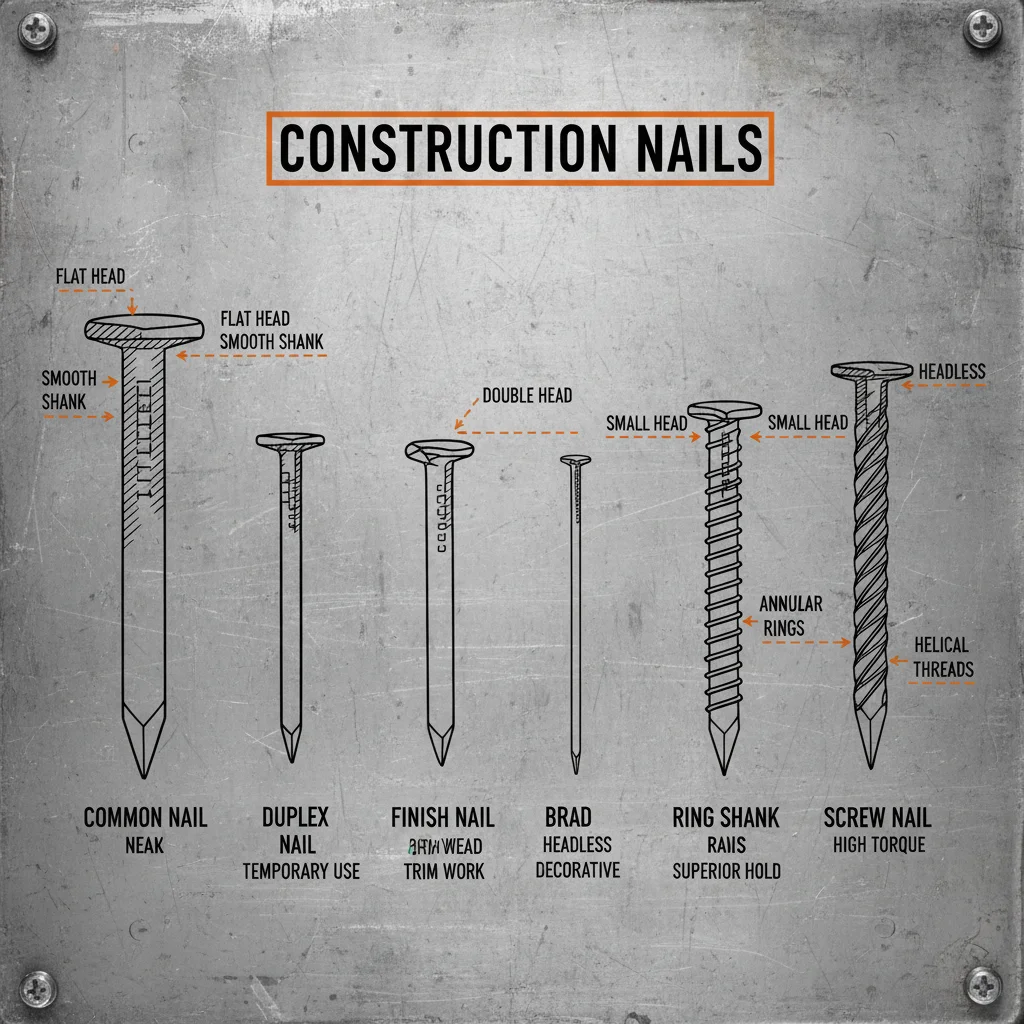Construction Nails Quality Reliability