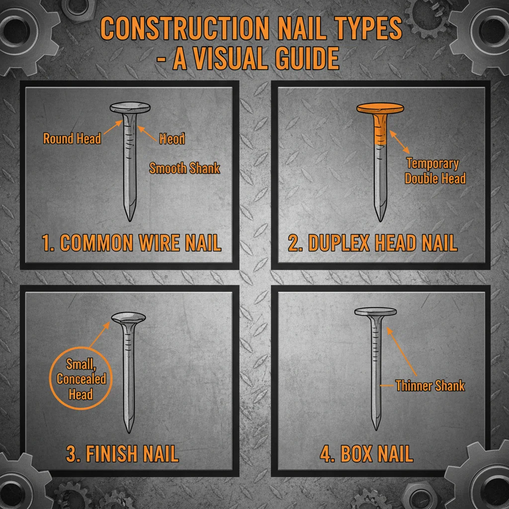 Understanding Diverse Construction Nail Types for Modern Building Projects