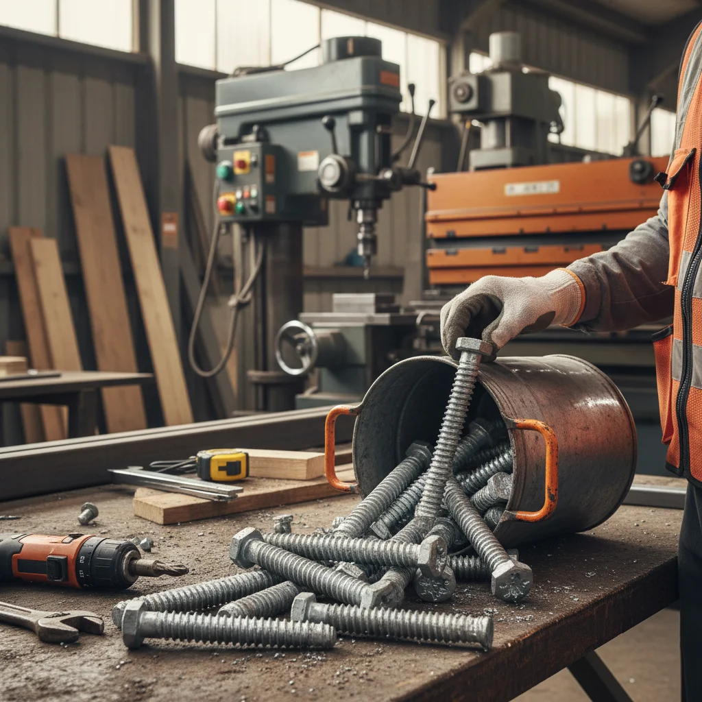 Heavy Duty Construction Lag Screws for Structural Stability