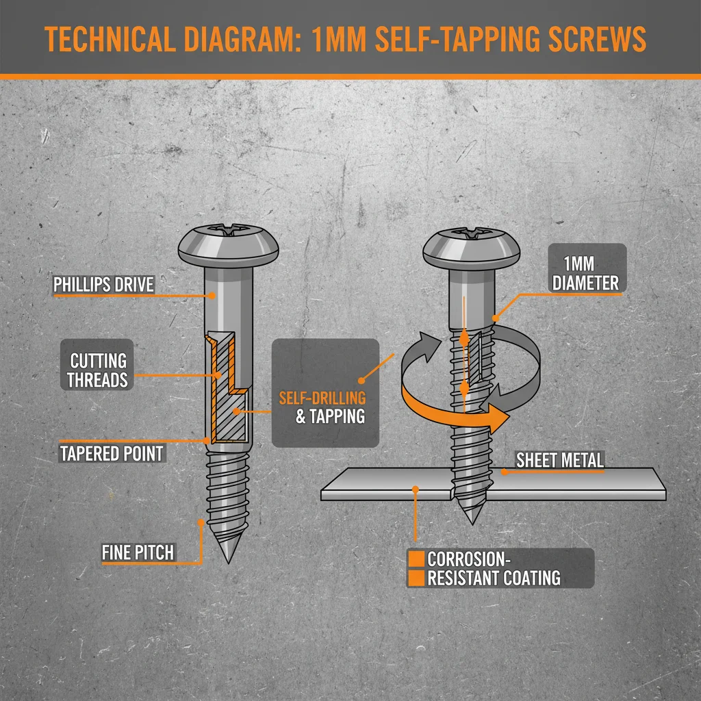 Comprehensive Guide to 1mm Self Tapping Screws for Versatile Applications