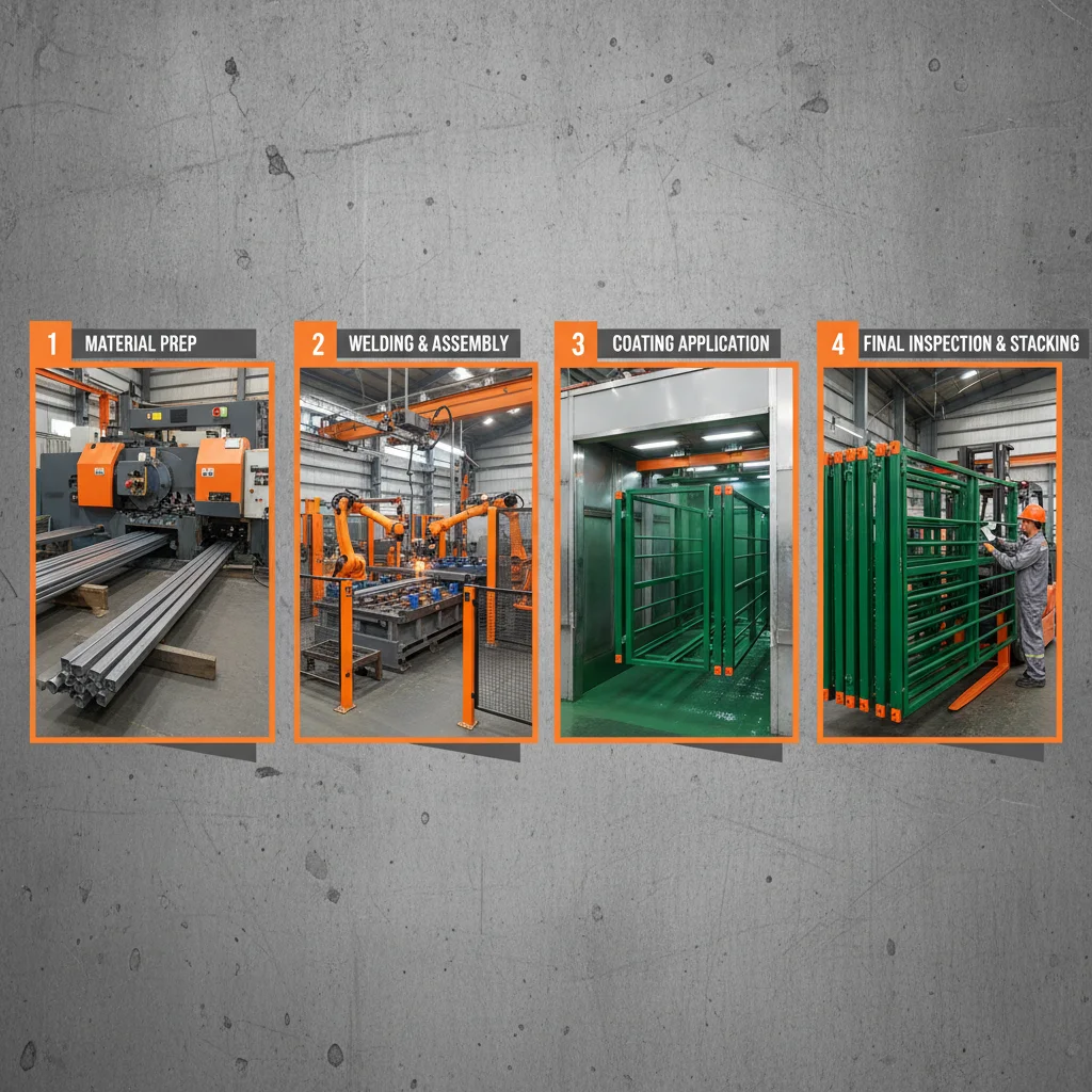 Durable Green Livestock Panels for Sustainable Animal Containment