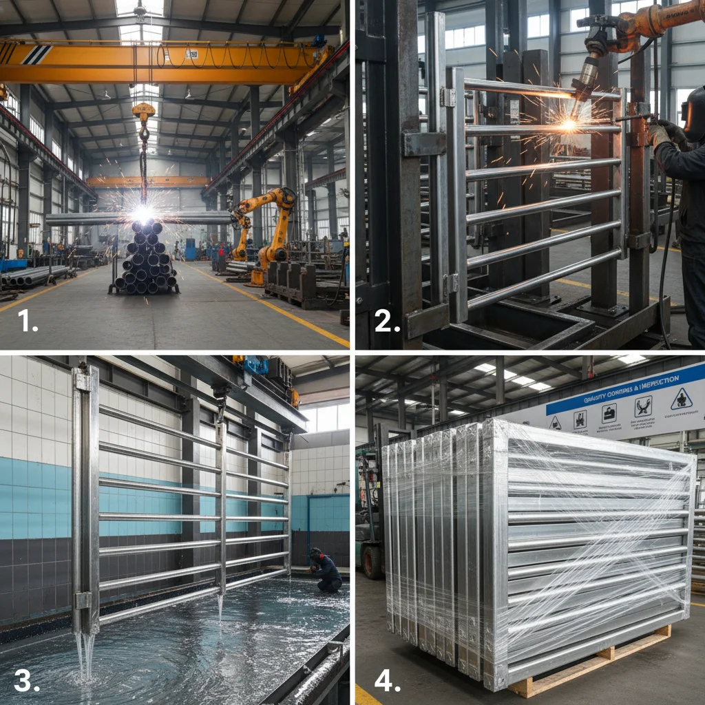 High Quality Durable Livestock Steel Fence Panels for Farming