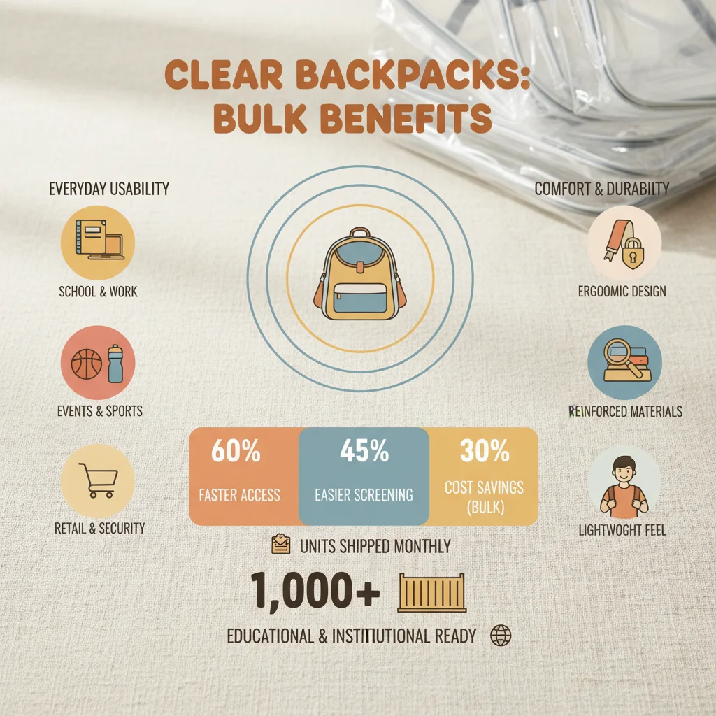 Essential Guide to Sourcing Clear Backpacks in Bulk for Enhanced Security