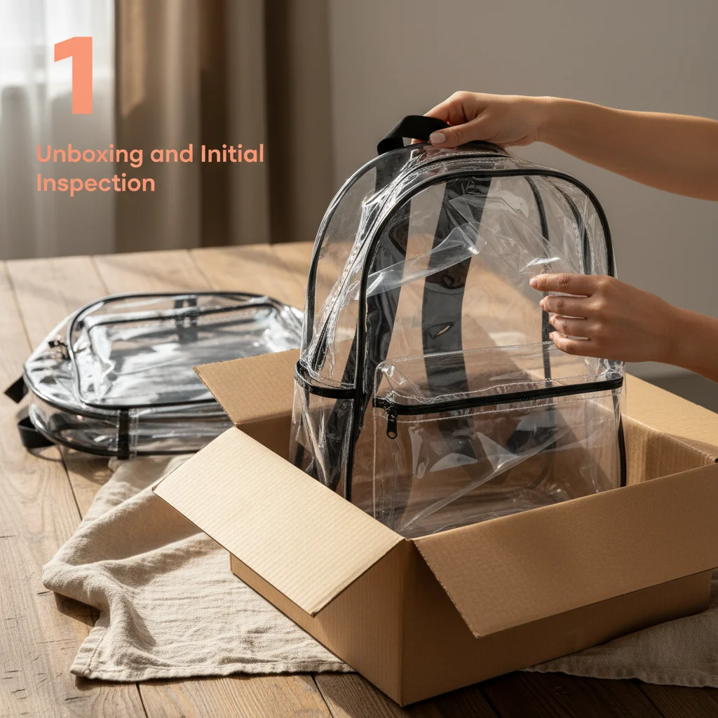 High Quality Clear Backpack Wholesale Bulk for Security