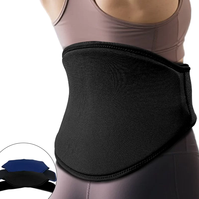 لفافة خصر مضغوطة باردة قابلة للتعديل لتخفيف الألم والتعافي