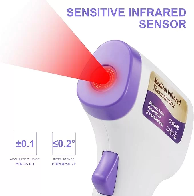 Non-Contact Digital Infrared Thermometer For Home And Clinical Use