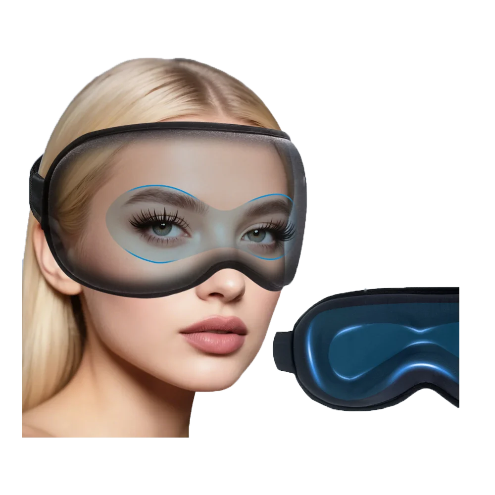 Cold Hot Ice Pack Gel Sleep 3D Eye Mask